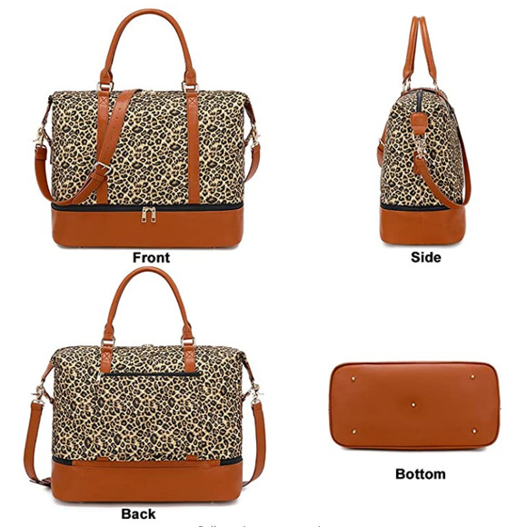 NEW! Women's Larof Luxury Weekender Travel Tote - Picture 6 of 6